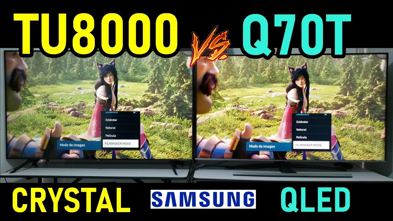 ¿Cuál es la diferencia entre Crystal UHD y QLED?