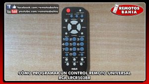 ¿Cómo programar un control remoto universal RCA?
