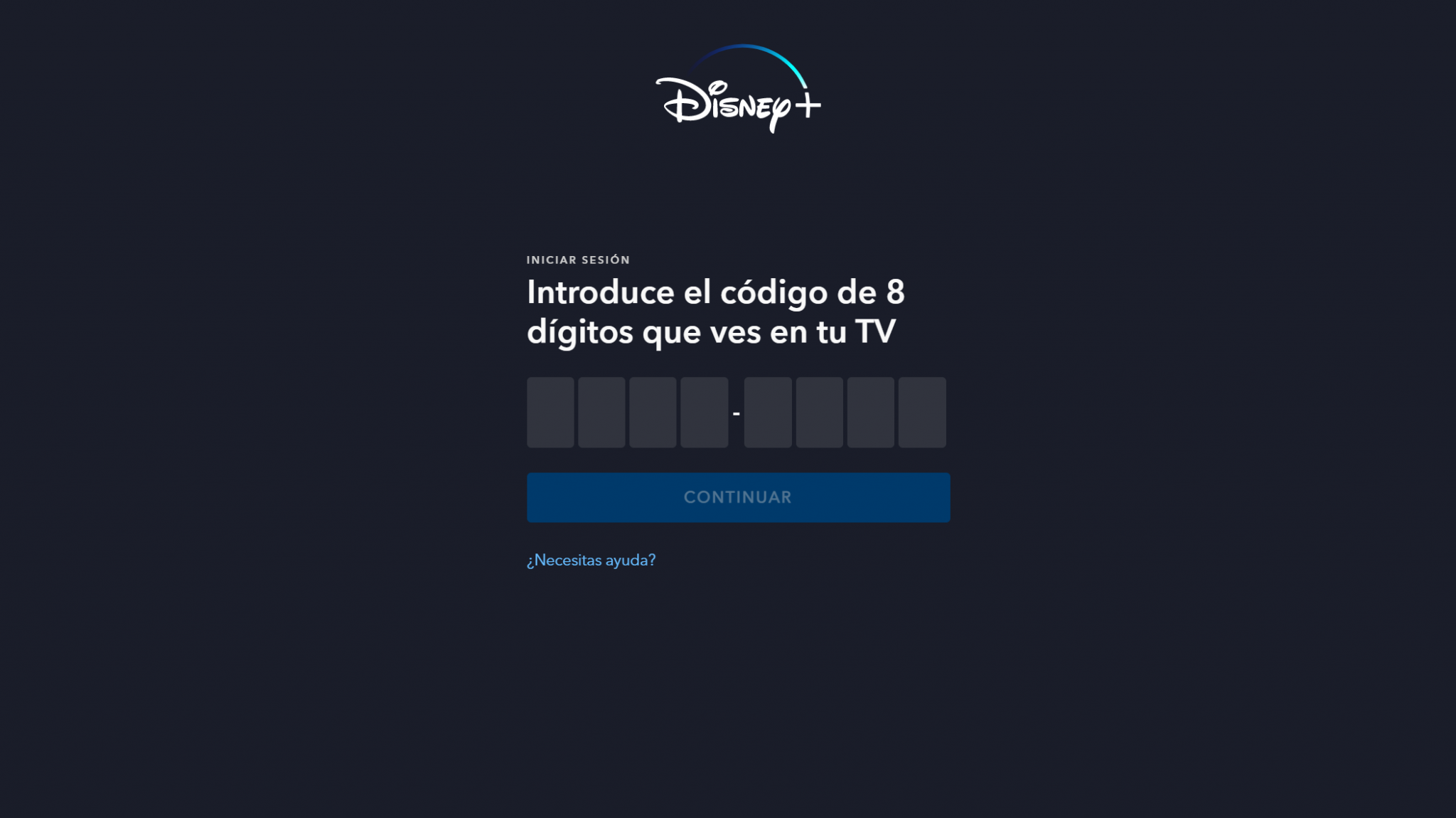 ¿Cómo ingresar el código de Disney Plus?