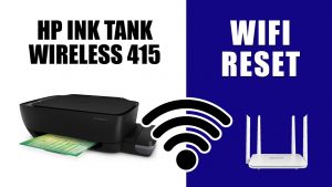¿Cómo reiniciar una impresora HP Ink Tank Wireless 415?