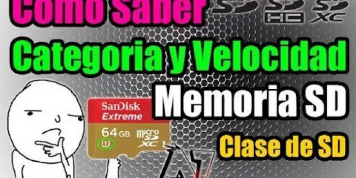 ¿Cómo saber la clase de memoria microSD?