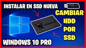 ¿Cómo instalar Windows 10 en SSD desde HDD?