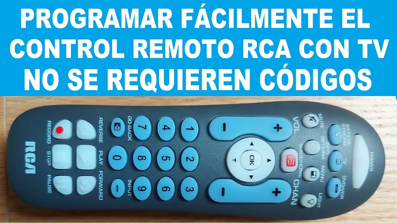 C Mo Programar Un Control Universal Rca Con La Tele Apagada