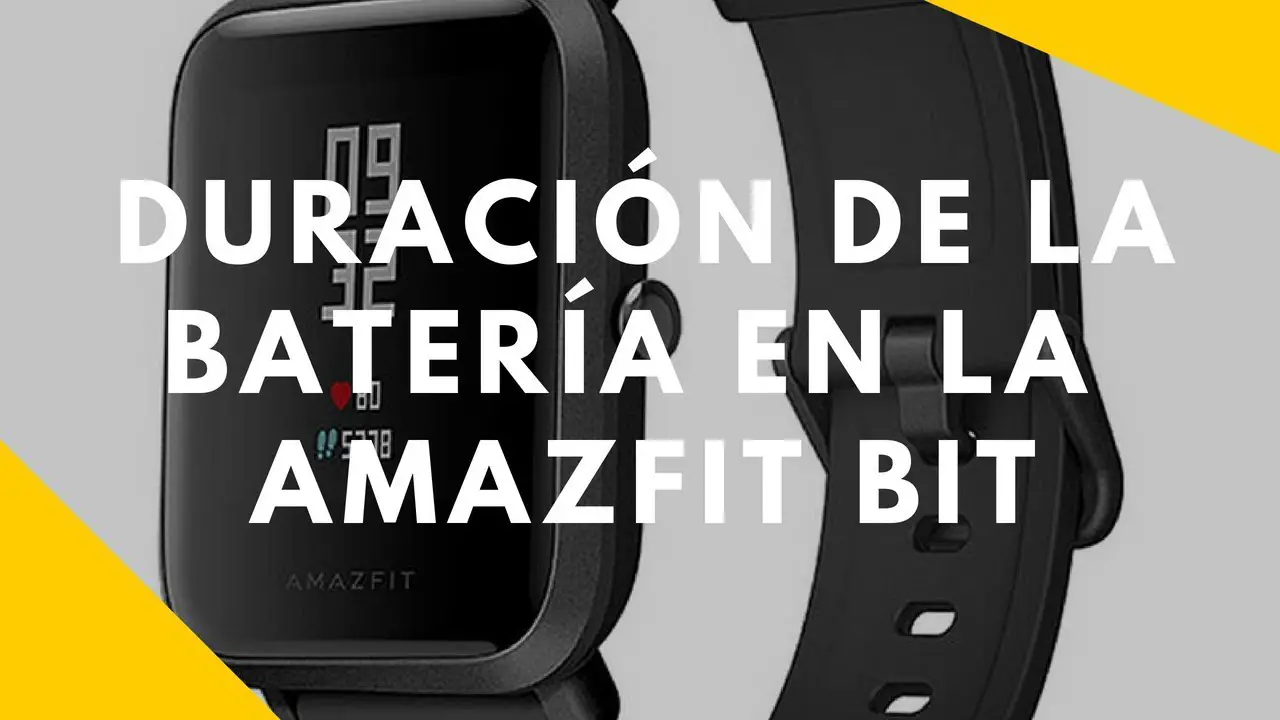 ¿Cuánto dura la batería del Amazfit bip U Pro?