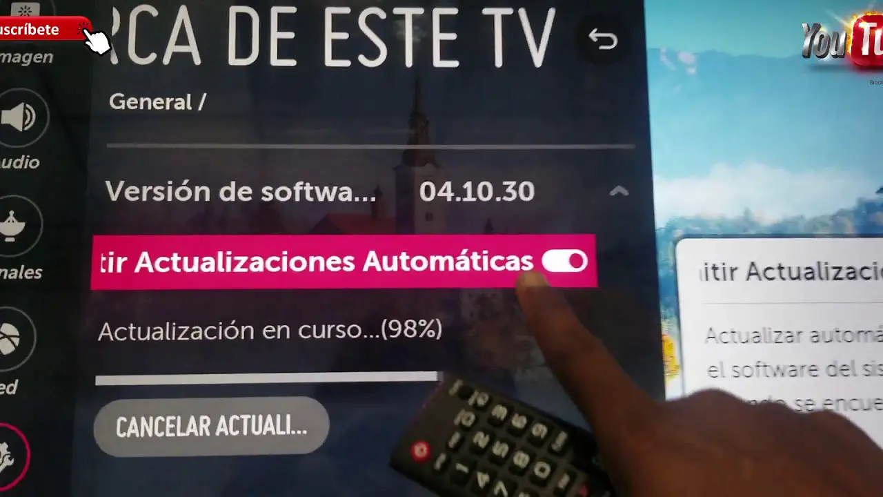 ¿Cómo actualizar el sistema de Smart TV LG?