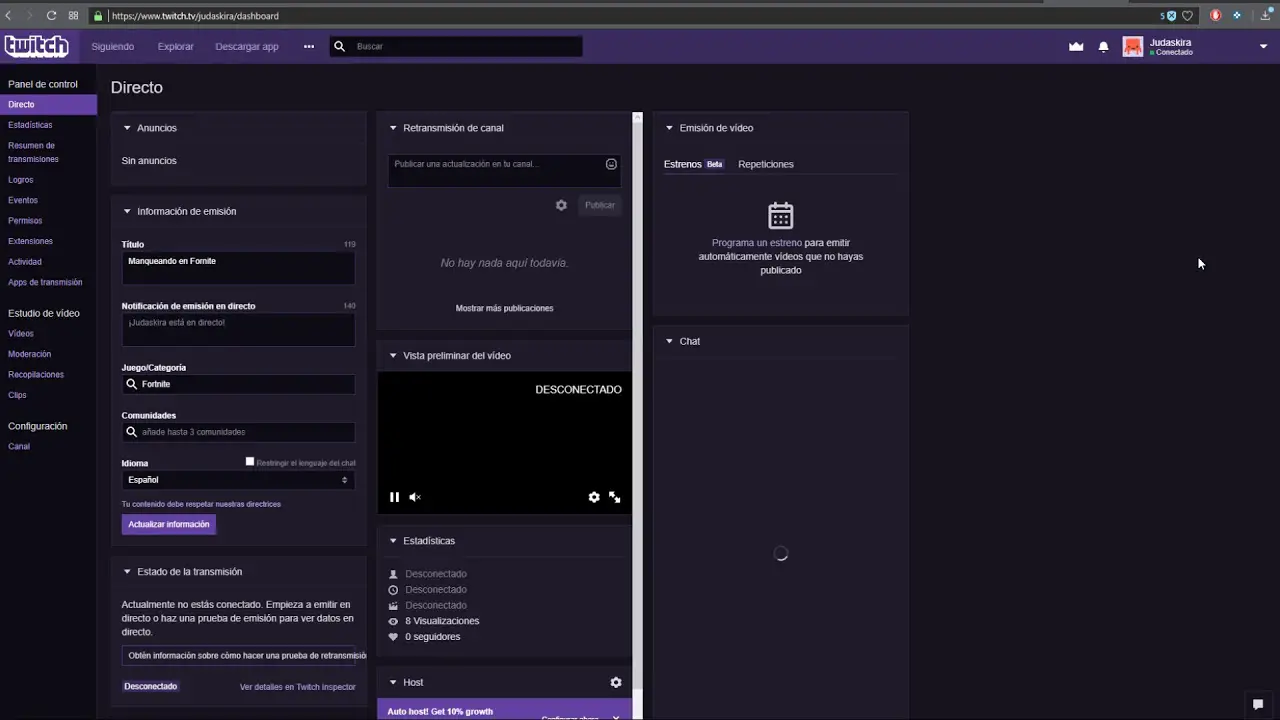 ¿Cómo hacer para que tus directos de Twitch se guardan?