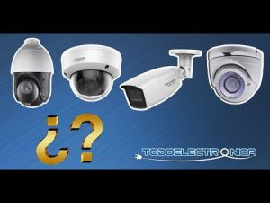 ¿Cuáles son los tipos de cámaras de seguridad?