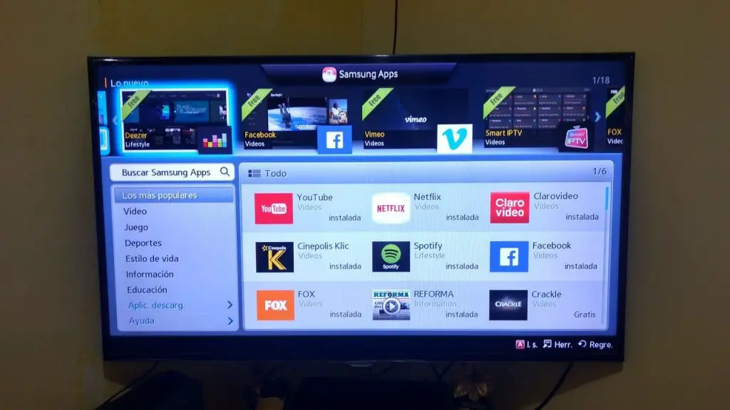 ¿Cómo instalar Downloader en Smart TV Samsung?