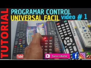 ¿Cómo programar un control universal si no tengo el código?