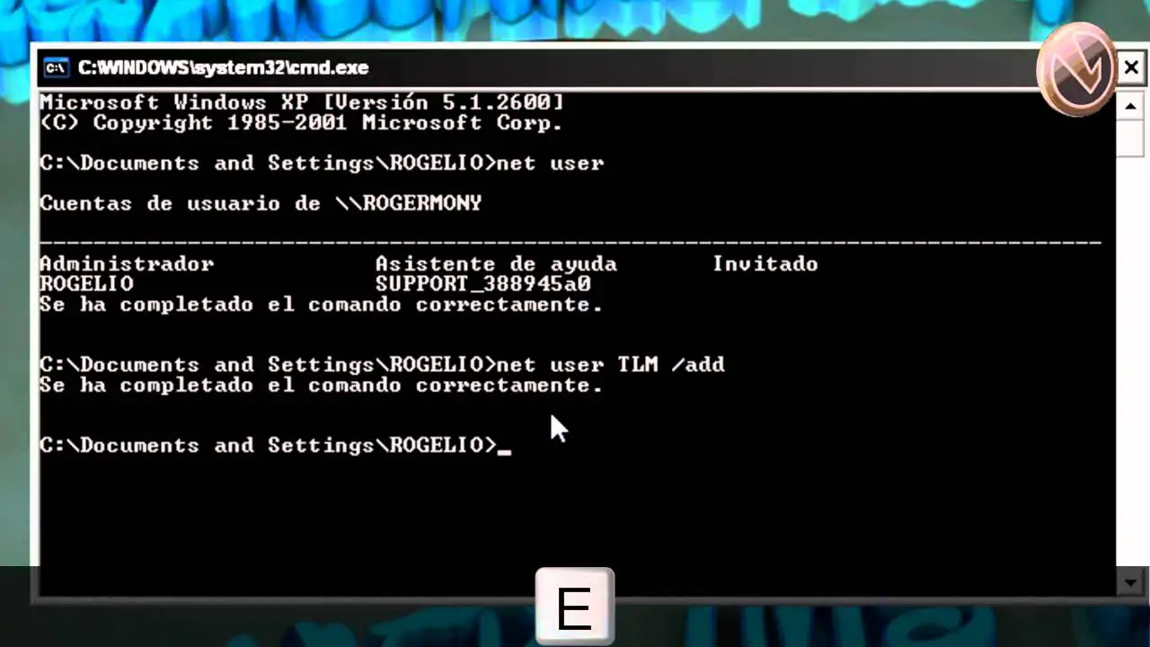 ¿Cómo crear un usuario desde CMD en Windows 10?