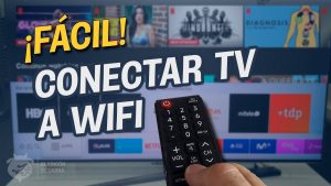 ¿Cómo conectar el televisor a una red WiFi?