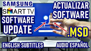 ¿Cómo actualizar televisor Samsung Smart TV?