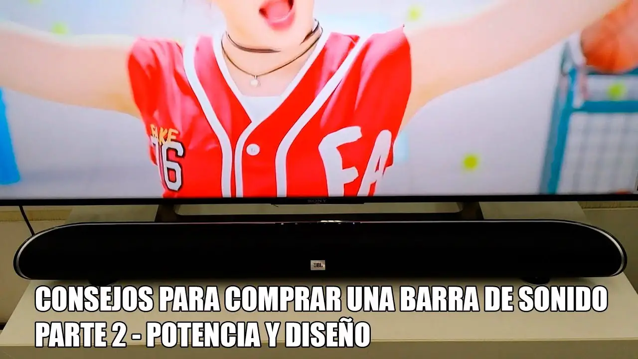 ¿Qué debe tener una barra de sonido para TV?