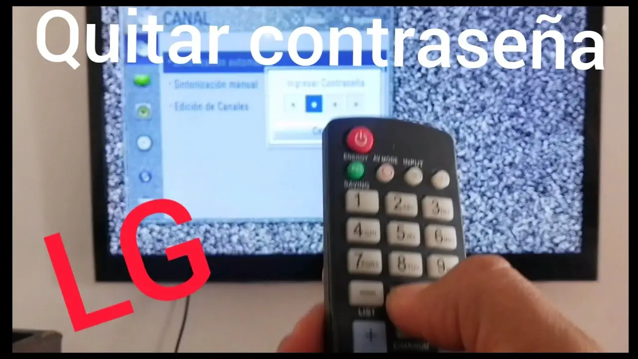 ¿Cómo desbloquear el mando de la tele LG?