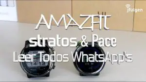 ¿Cómo ver WhatsApp en Amazfit Stratos?