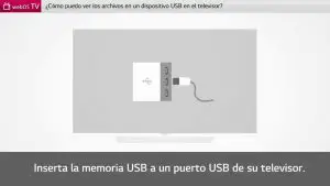 ¿Qué formato debe tener un USB para TV LG?