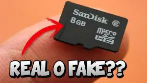 ¿Cómo saber si una tarjeta de memoria es falsa?