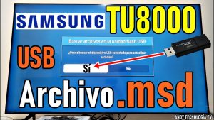 ¿Cómo actualizar Samsung Smart TV por USB?