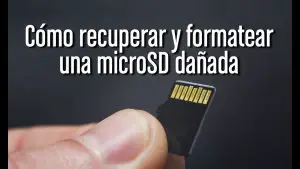 ¿Cómo reparar una microSD SanDisk dañada?