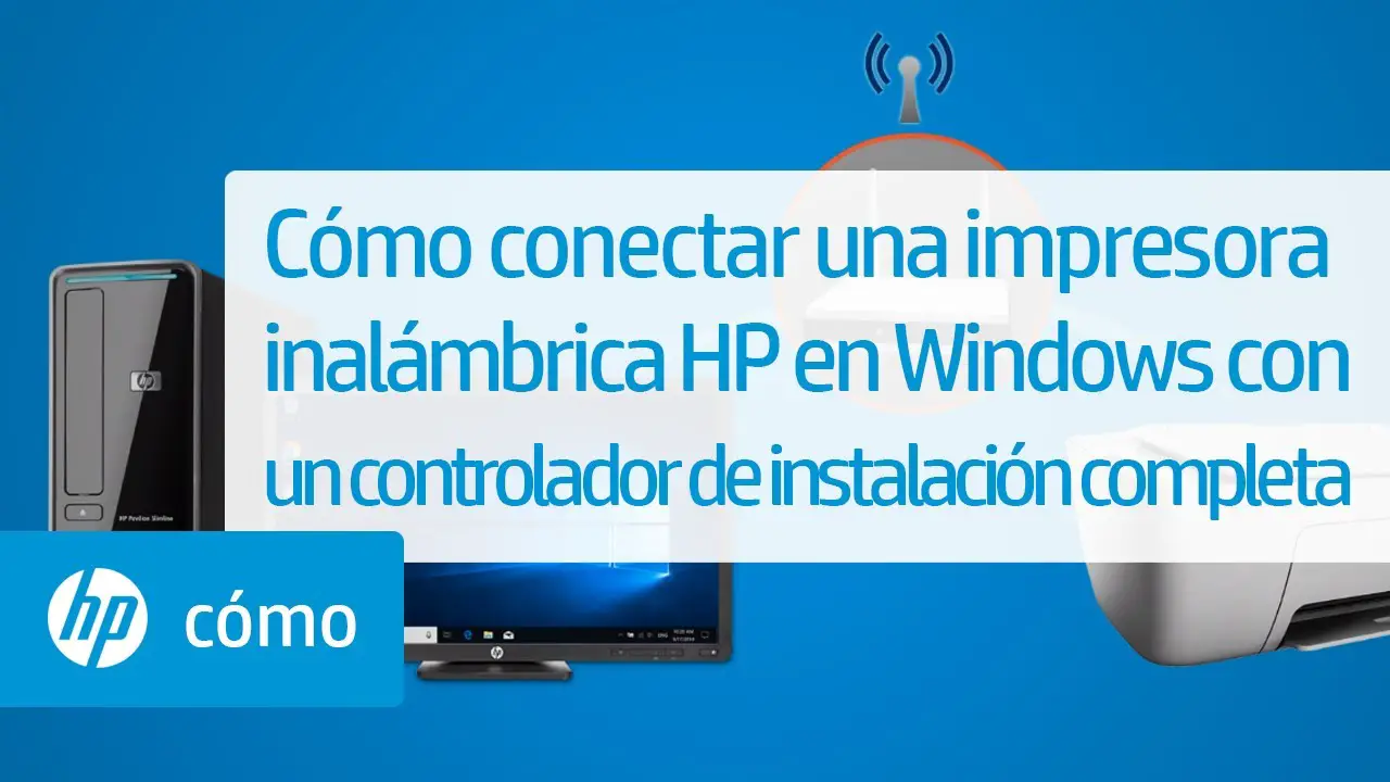 ¿Cómo conectar una computadora a una impresora HP?