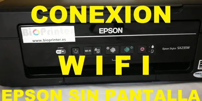 ¿Cuál es el botón WPS de la impresora Epson?