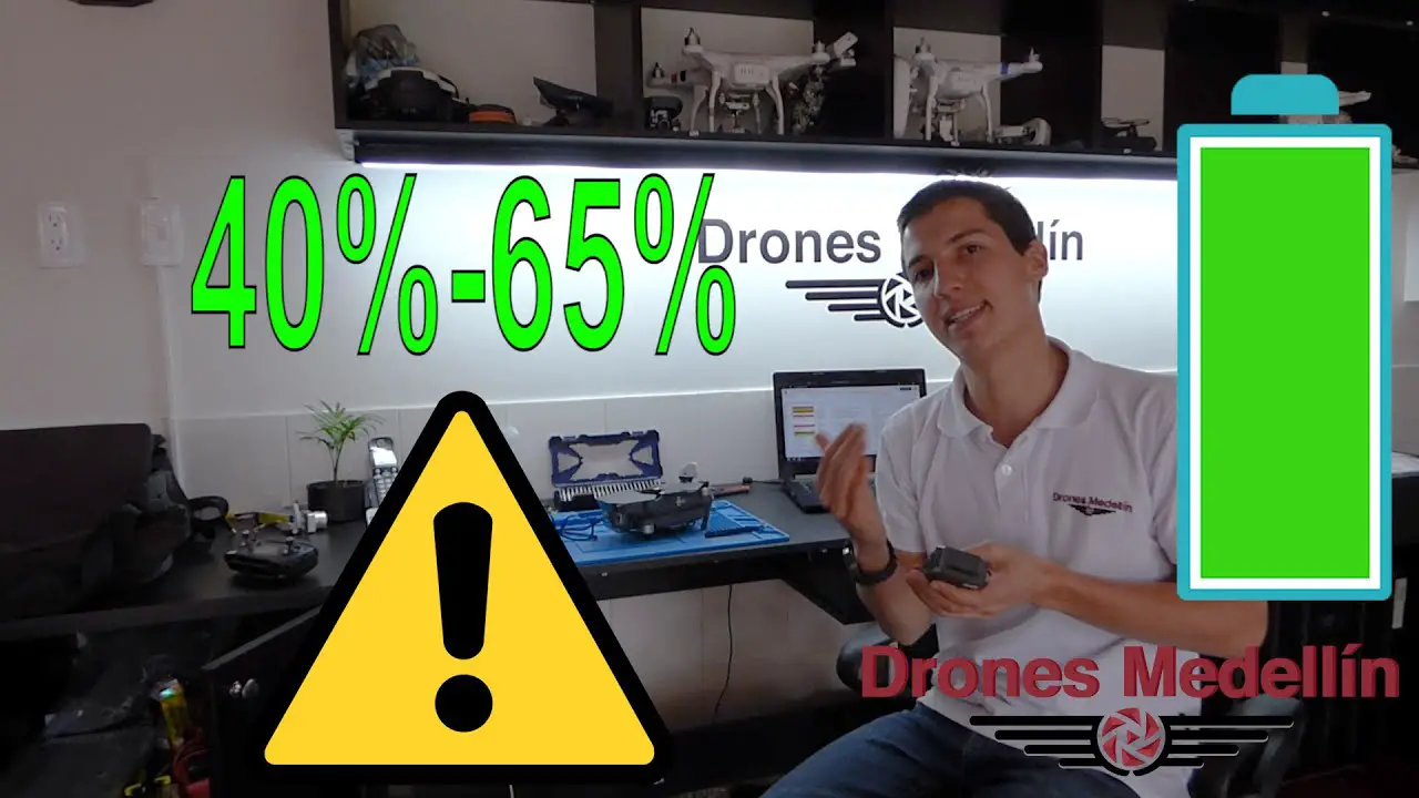 ¿Cómo deben almacenarse las baterías drone?