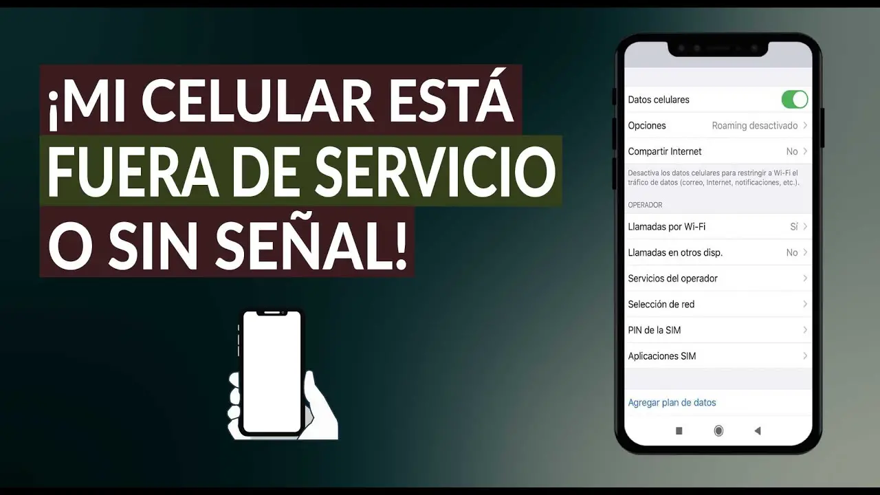 ¿Por qué mi celular se queda sin señal a cada rato?