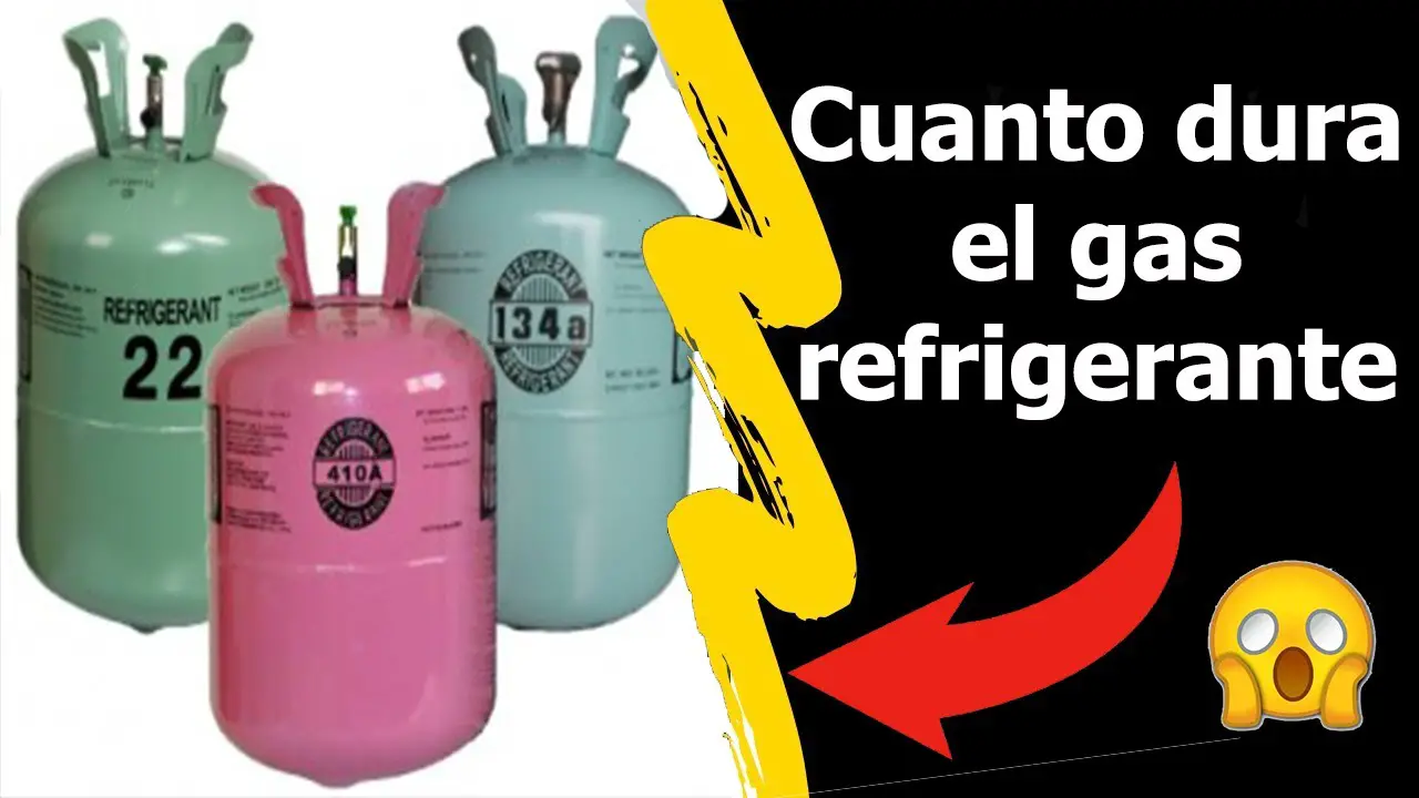 ¿Cuánto dura la carga de gas del aire acondicionado?