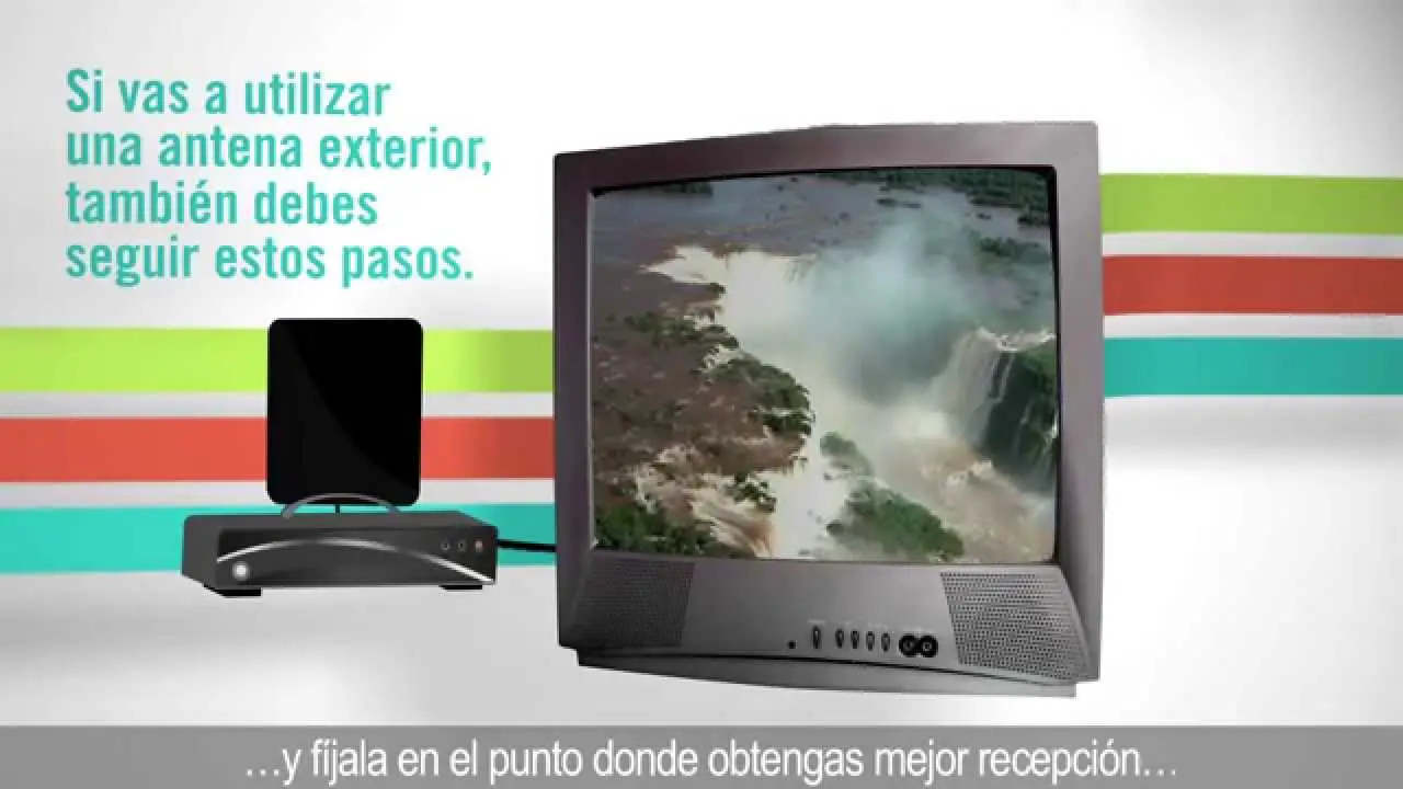 ¿Cómo conectar antena TDT a televisor antiguo?